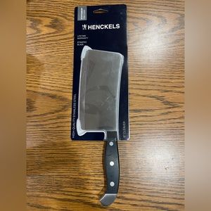 NWT Henckels 6” Cleaver High Quality Stainless Steel.